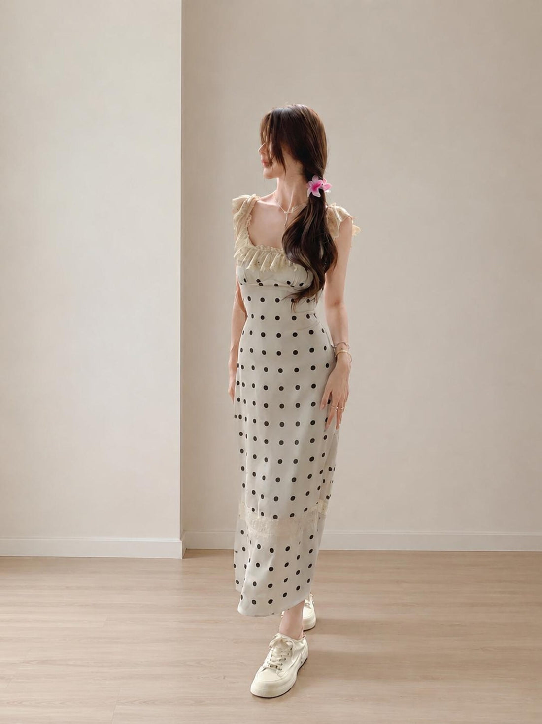 Polka Romance Maxi Dress