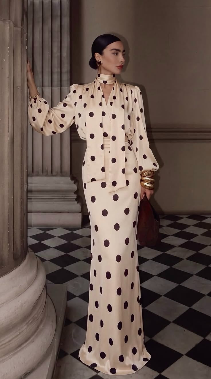 Timeless Black and White Polka Dot