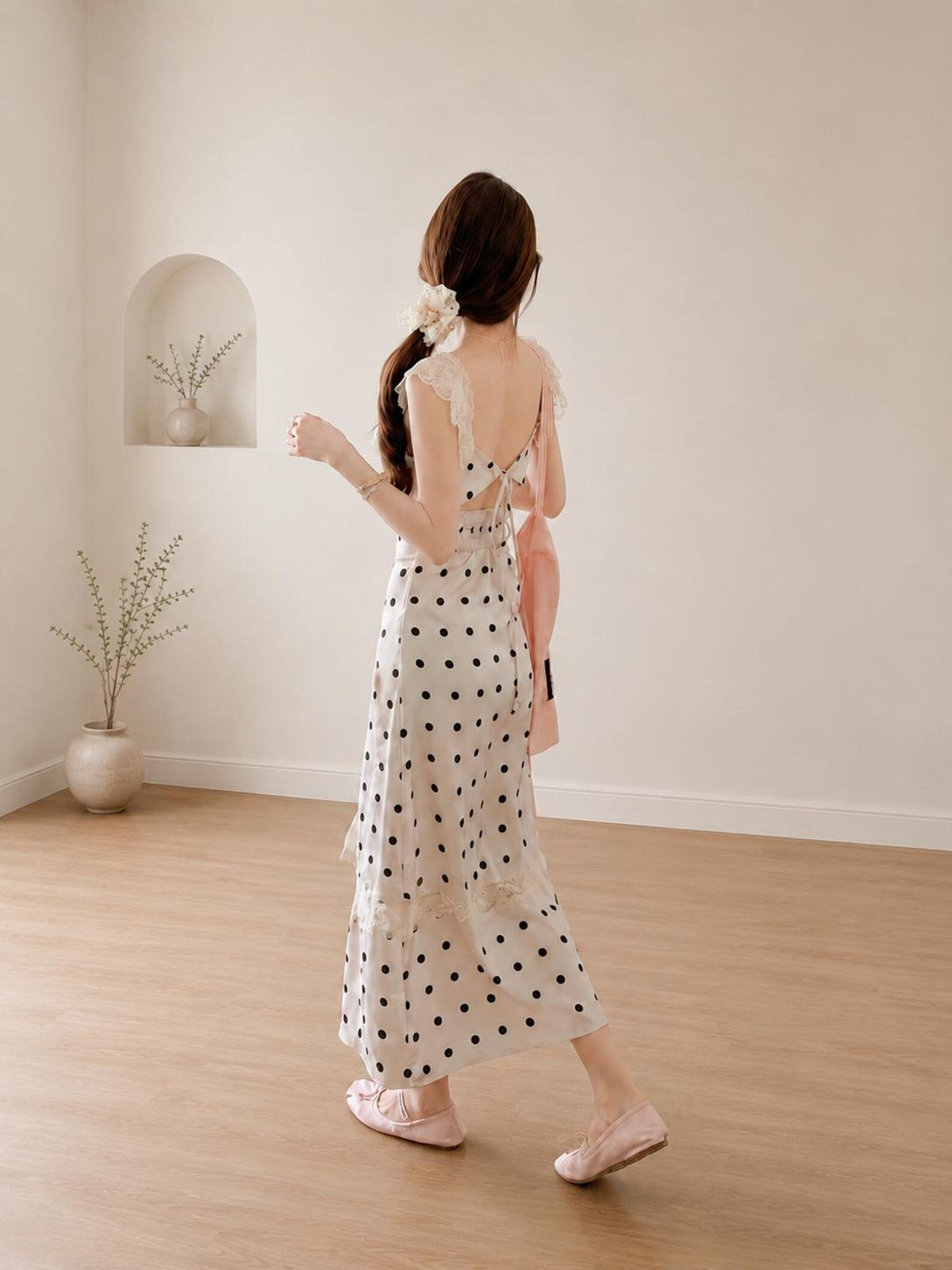 Polka Romance Maxi Dress