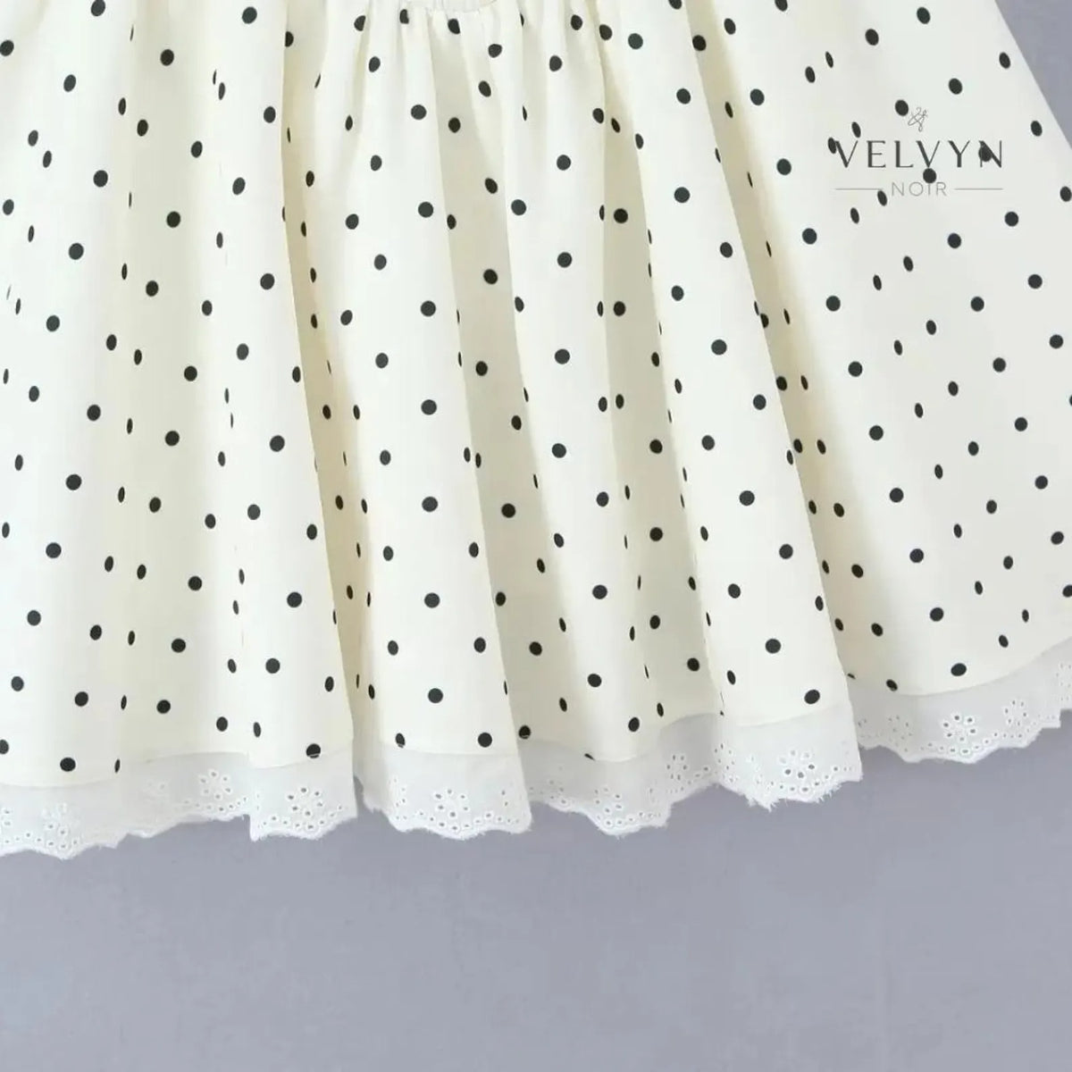 Women’s Elegant Polka Dot Mini Dress A-Line Summer Style