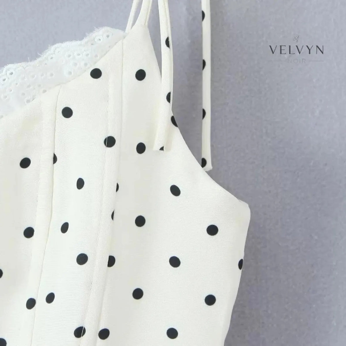 Women’s Elegant Polka Dot Mini Dress A-Line Summer Style