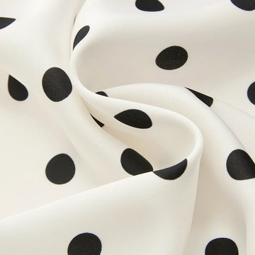 Polka Dot Lace Trim Cami Top & Skirt Sets